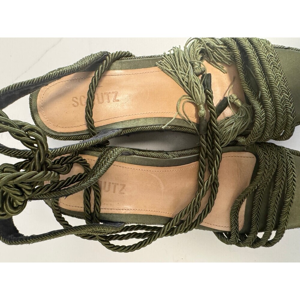 Schutz Lace Up Sandals - Picture 4 of 8